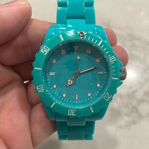 Japan movement turquoise watch